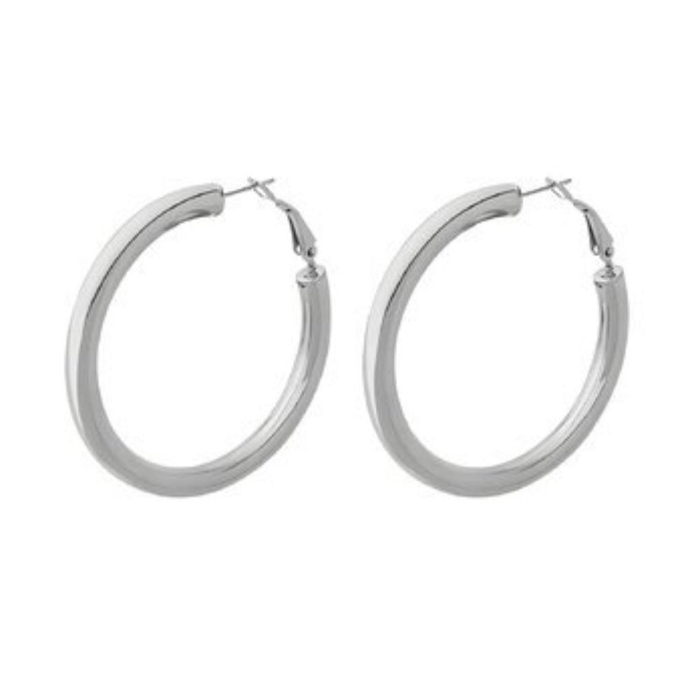 STAINLESS STEEL HOOPS EARRINGS